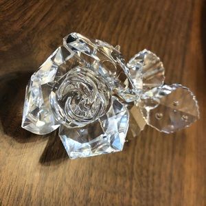 Swarovski crystal rose